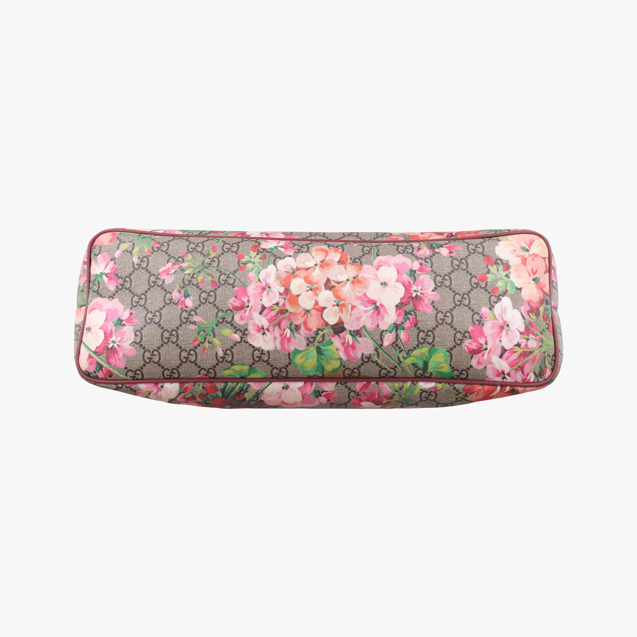 Pre-owned Gucci GG Blooms Beige×multicolor PVC coated canvas×leather 410748 shoulderbag | stylenewstar
