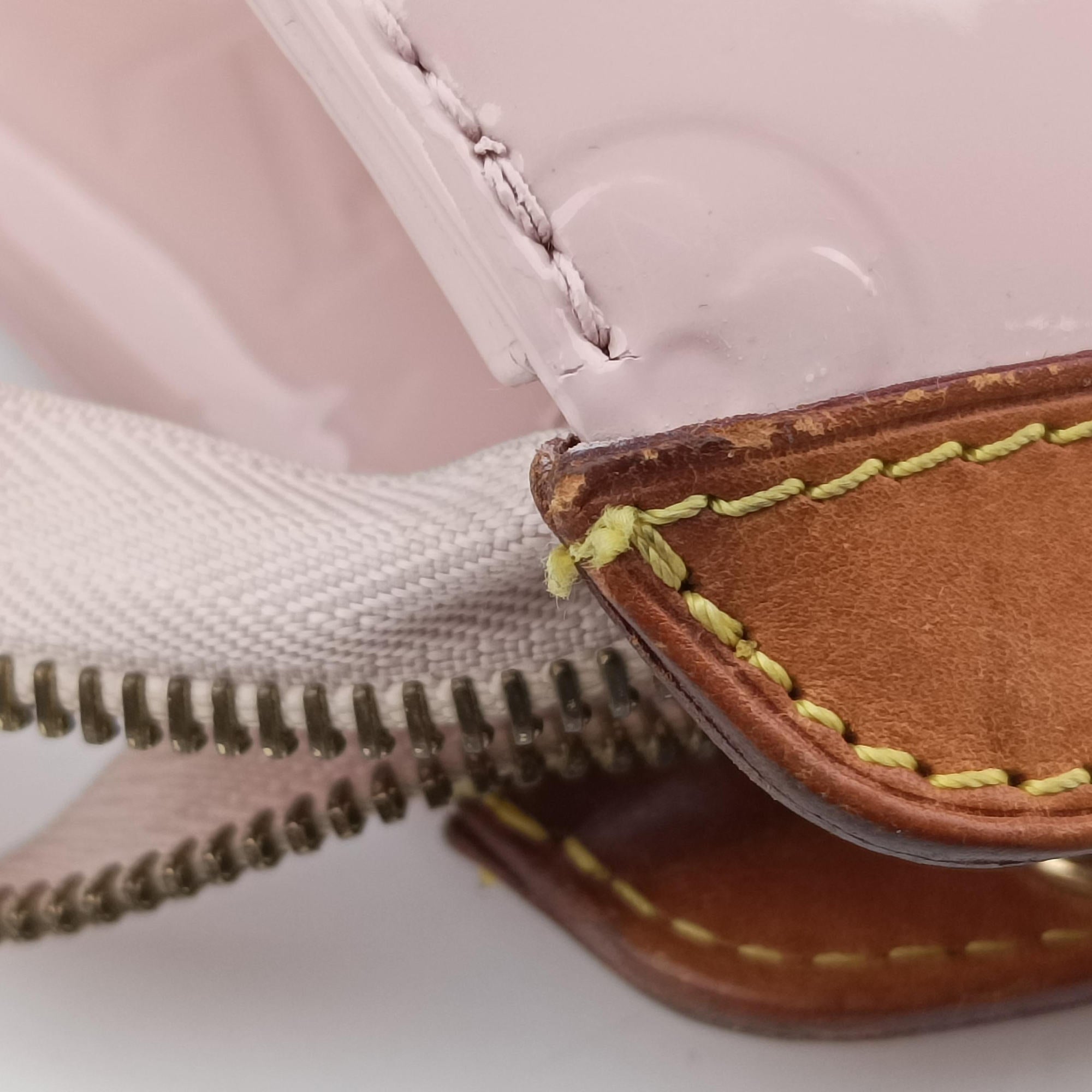 Pre-owned Louis Vuitton Brea MM ROSE FLORENTIN Vernis M91621 shoulderbag | stylenewstar
