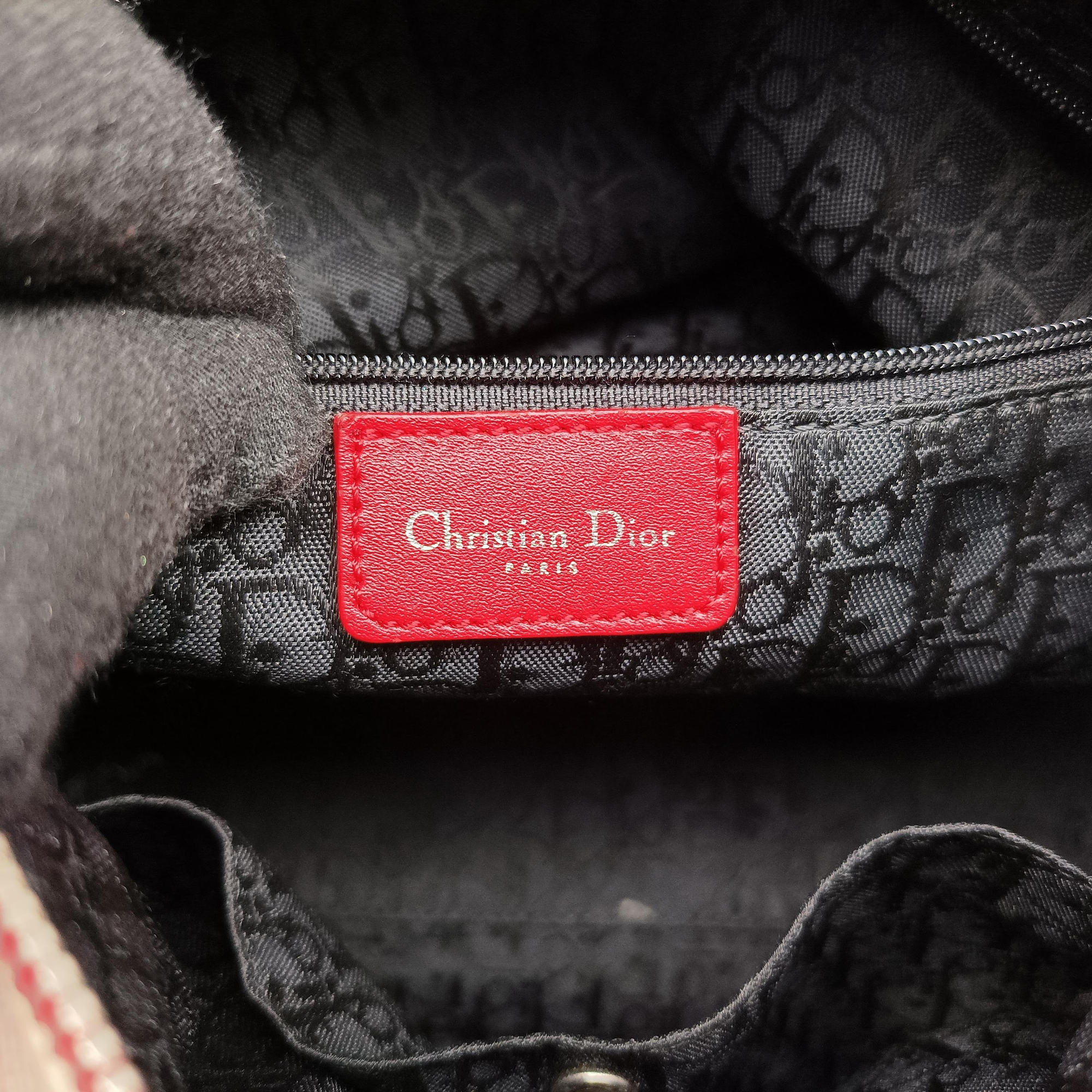 Pre-owned Christian Dior Hardcore White×Red×Black canvas×Leather  handbag | stylenewstar