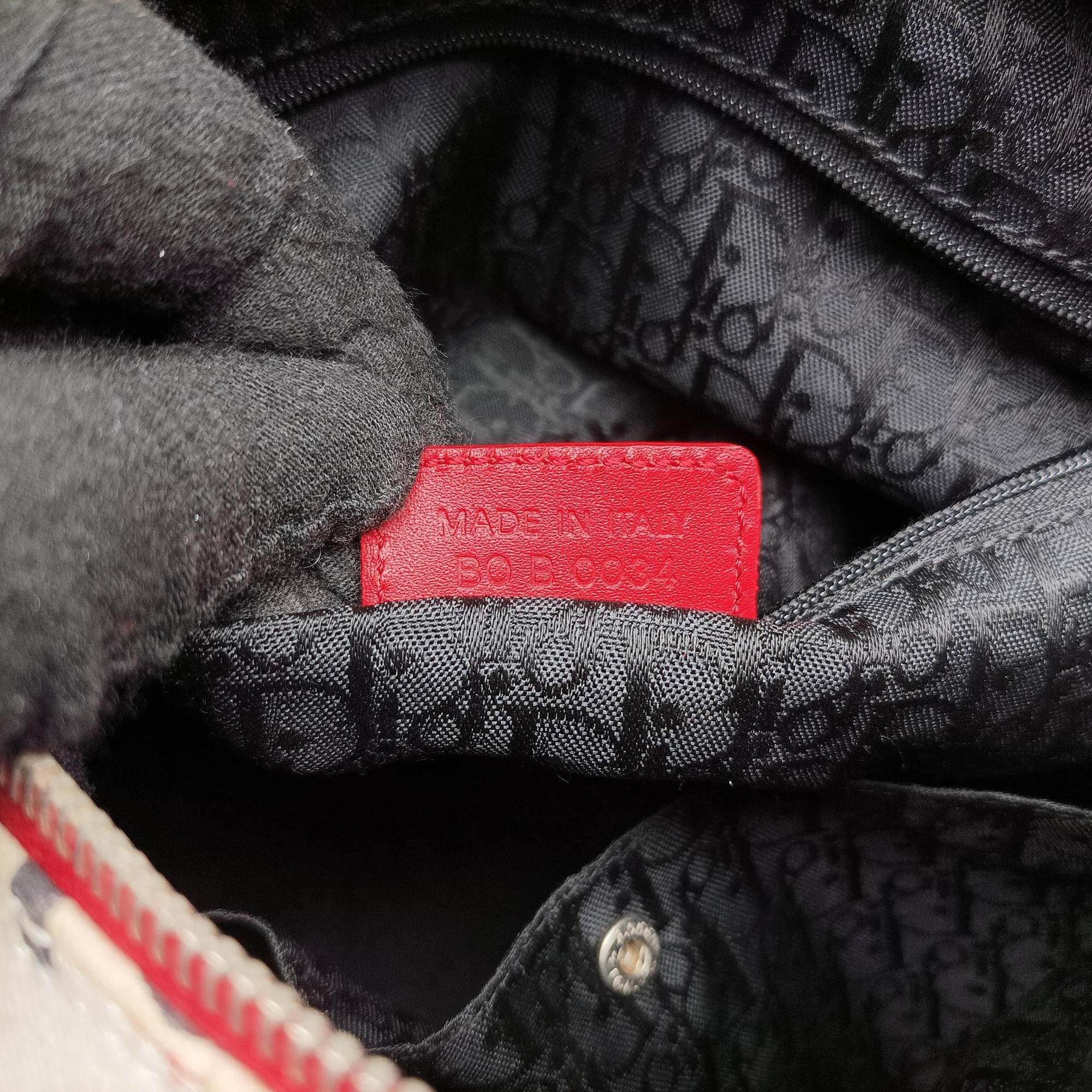 Pre-owned Christian Dior Hardcore White×Red×Black canvas×Leather  handbag | stylenewstar