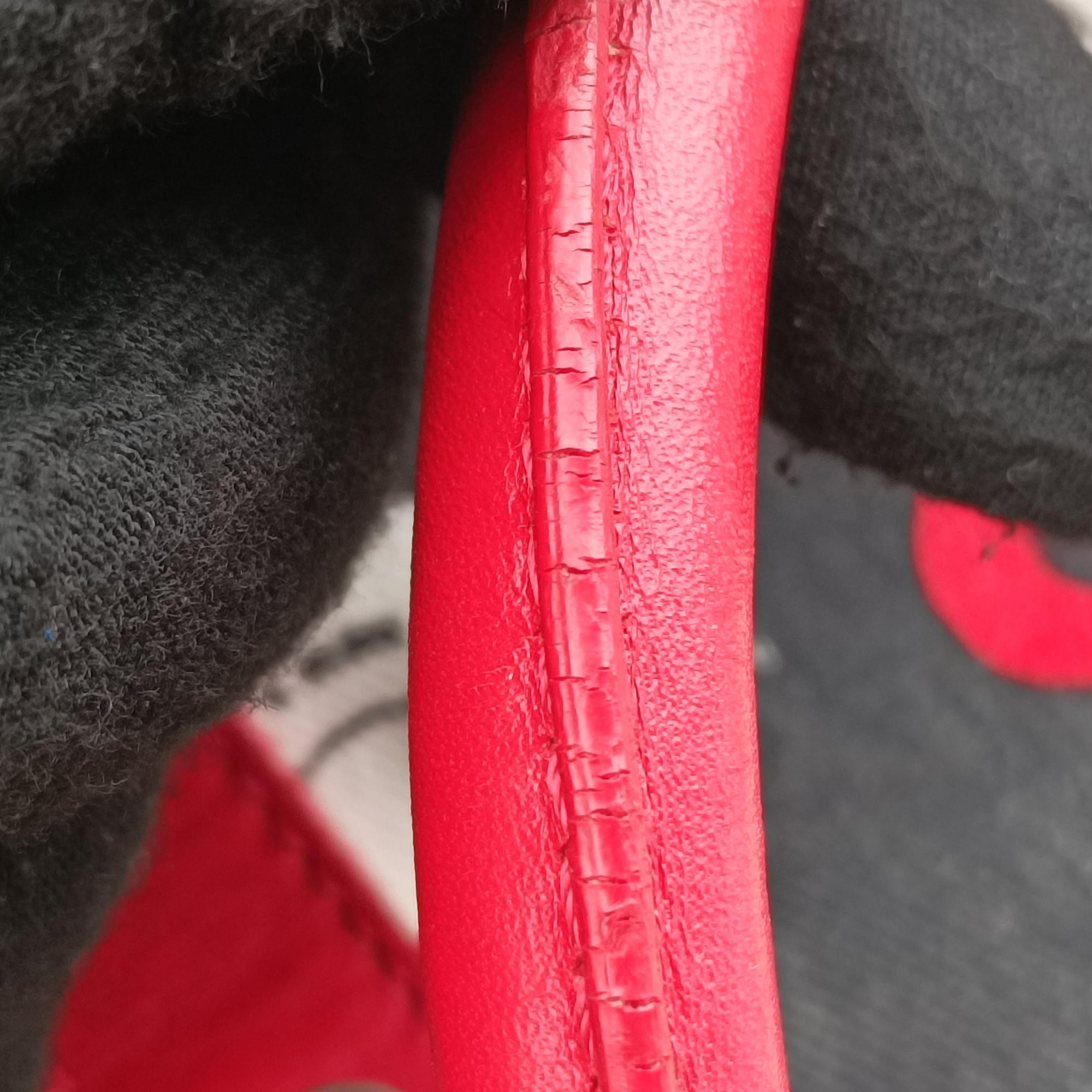 Pre-owned Christian Dior Hardcore White×Red×Black canvas×Leather  handbag | stylenewstar