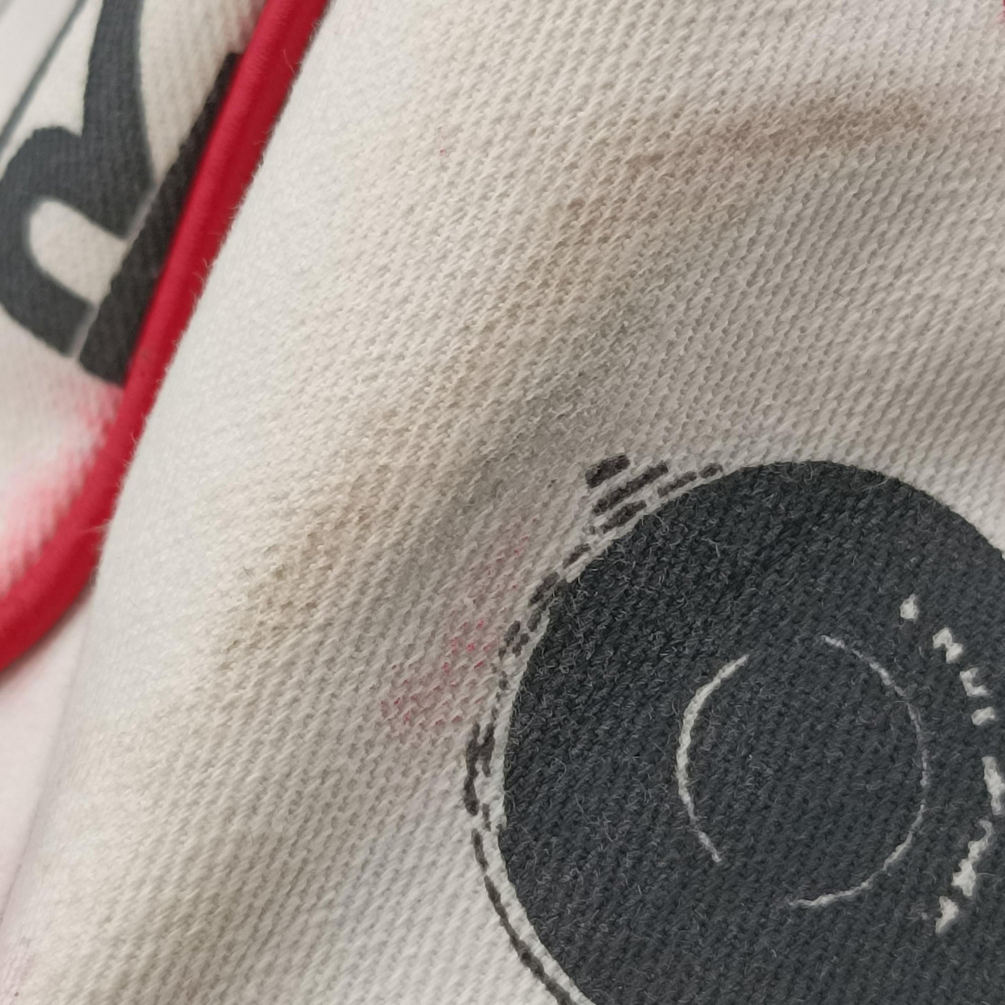 Pre-owned Christian Dior Hardcore White×Red×Black canvas×Leather  handbag | stylenewstar