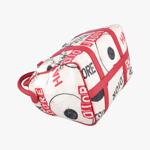 Pre-owned Christian Dior Hardcore White×Red×Black canvas×Leather  handbag | stylenewstar