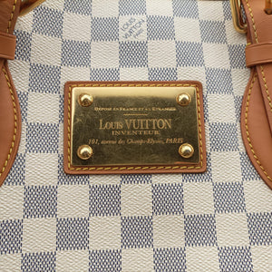 Pre-owned Louis Vuitton HAMPSTEAD MM AZUR Damier Canvas N51206 shoulderbag | stylenewstar