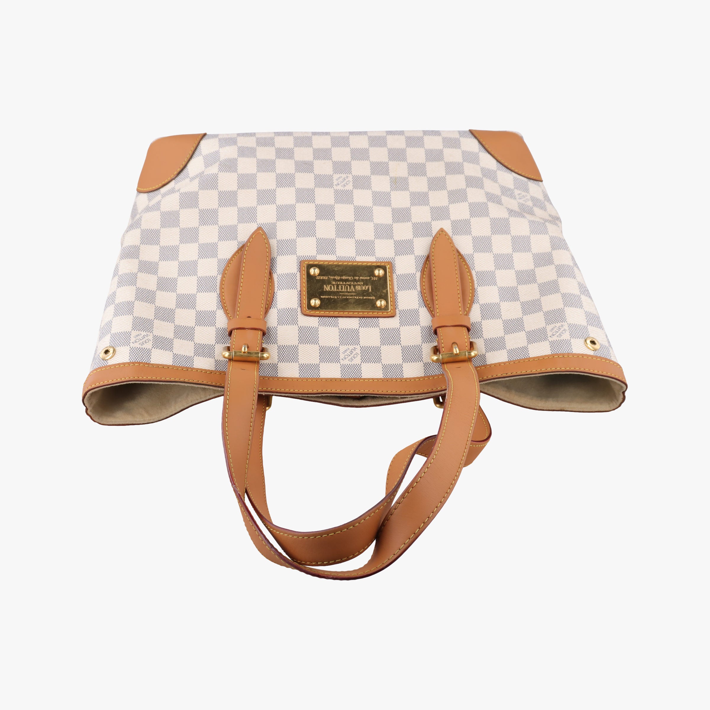 Pre-owned Louis Vuitton HAMPSTEAD MM AZUR Damier Canvas N51206 shoulderbag | stylenewstar
