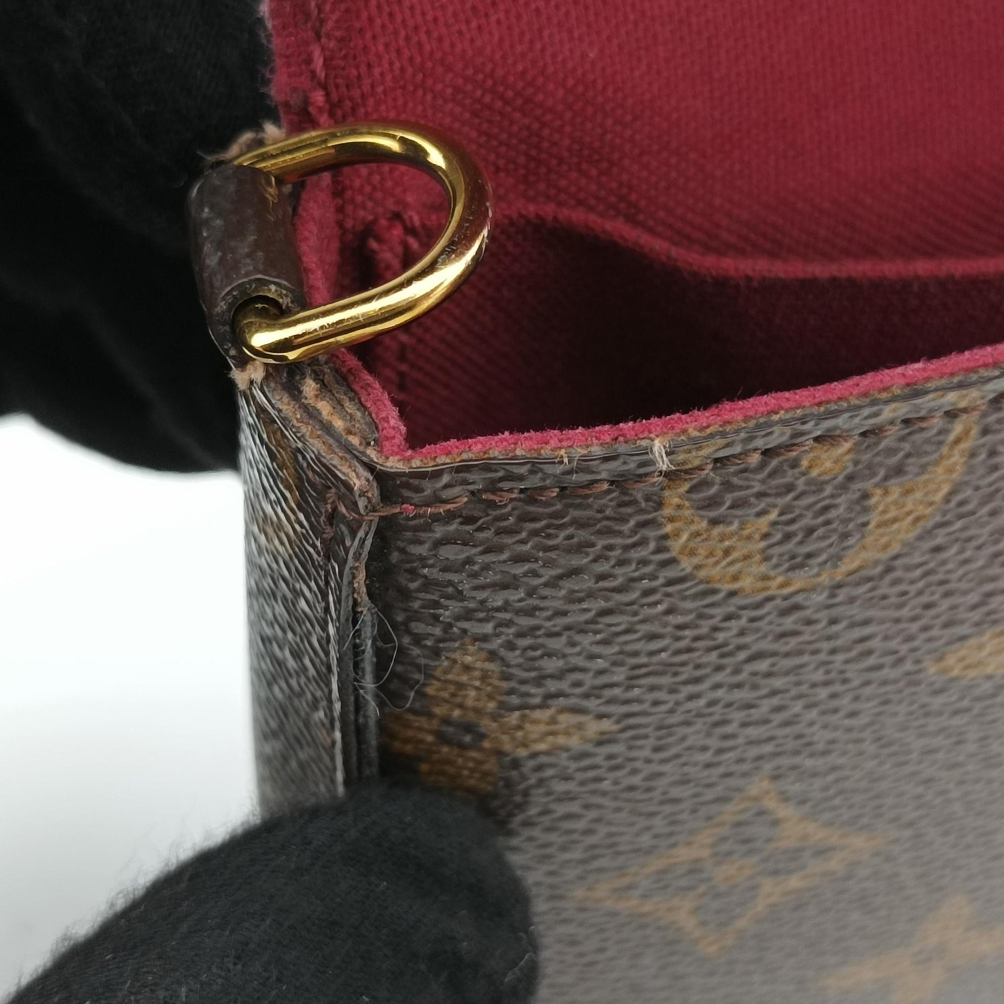 Pre-owned Louis Vuitton Pochette Felicie Brown Monogram Canvas M61276 shoulderbag | stylenewstar