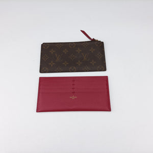 Pre-owned Louis Vuitton Pochette Felicie Brown Monogram Canvas M61276 shoulderbag | stylenewstar