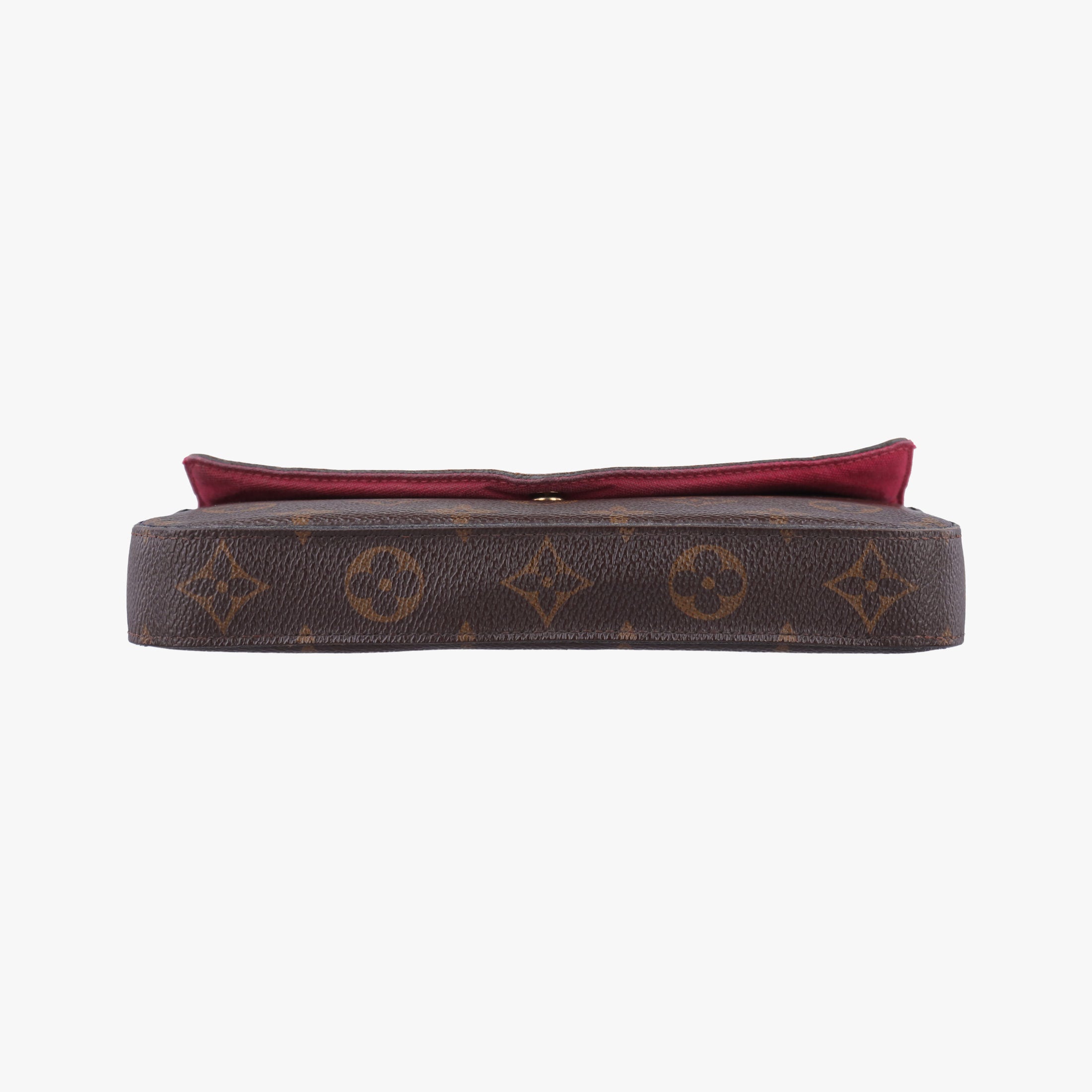 Pre-owned Louis Vuitton Pochette Felicie Brown Monogram Canvas M61276 shoulderbag | stylenewstar