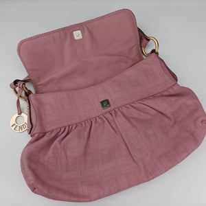 Pre-owned Fendi Chef Pink Leather 8BR436 handbag | stylenewstar