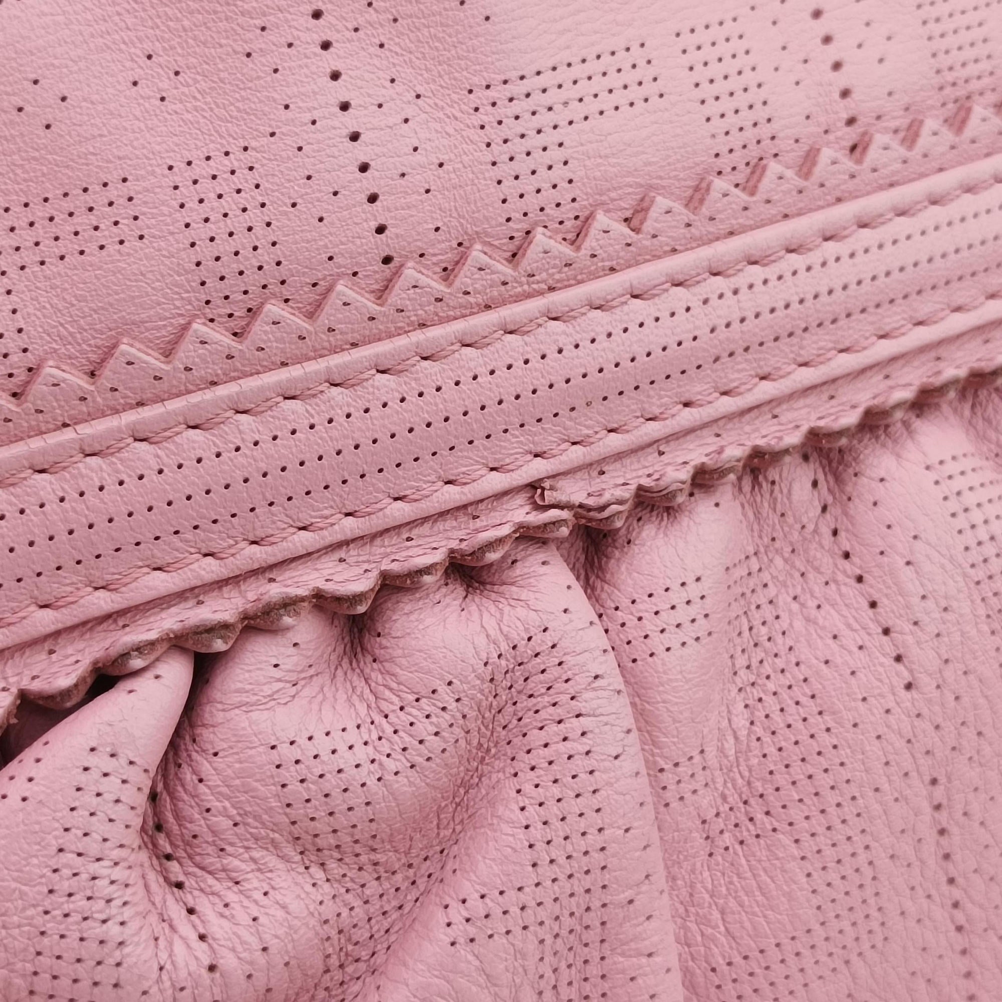 Pre-owned Fendi Chef Pink Leather 8BR436 handbag | stylenewstar