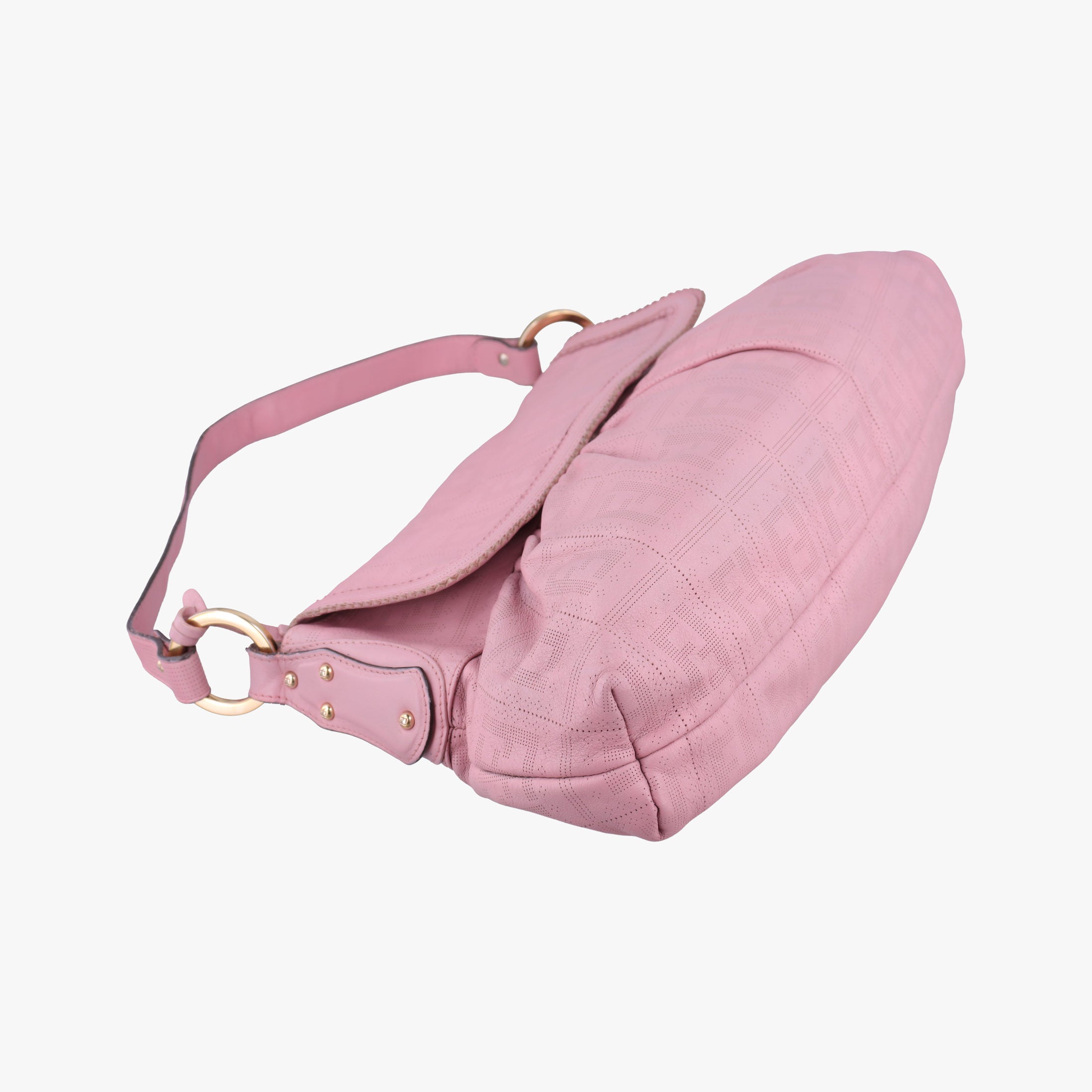 Pre-owned Fendi Chef Pink Leather 8BR436 handbag | stylenewstar