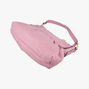Pre-owned Fendi Chef Pink Leather 8BR436 handbag | stylenewstar