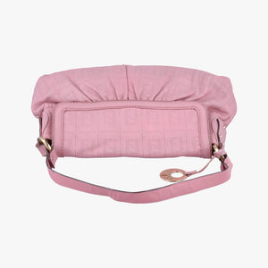 Pre-owned Fendi Chef Pink Leather 8BR436 handbag | stylenewstar