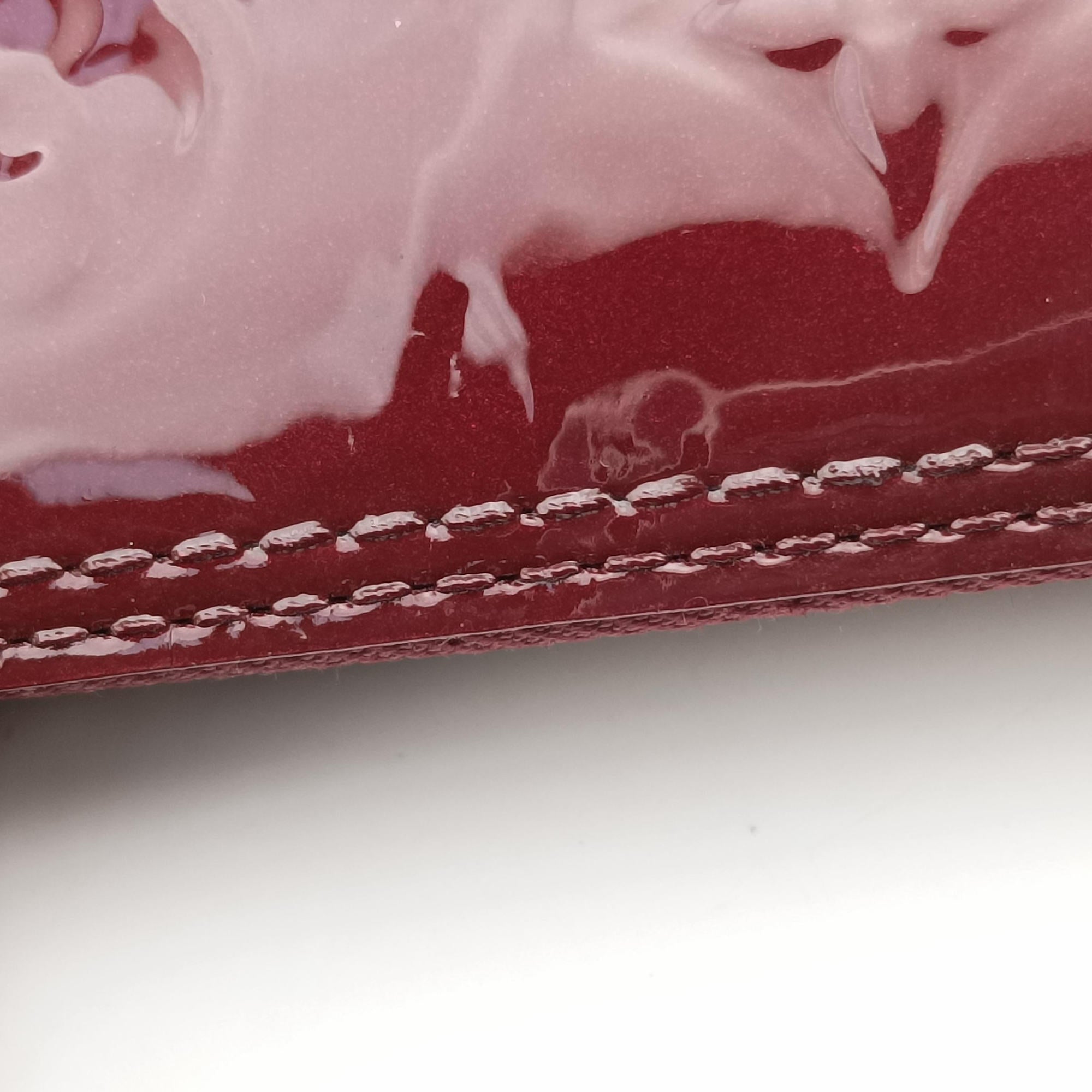 Pre-owned Louis Vuitton Alma GM Rouge Fauvist Vernis M91687 handbag | stylenewstar