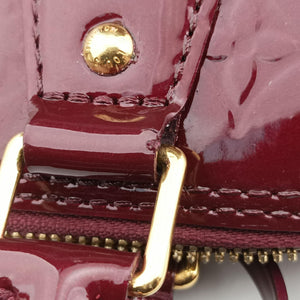 Pre-owned Louis Vuitton Alma GM Rouge Fauvist Vernis M91687 handbag | stylenewstar