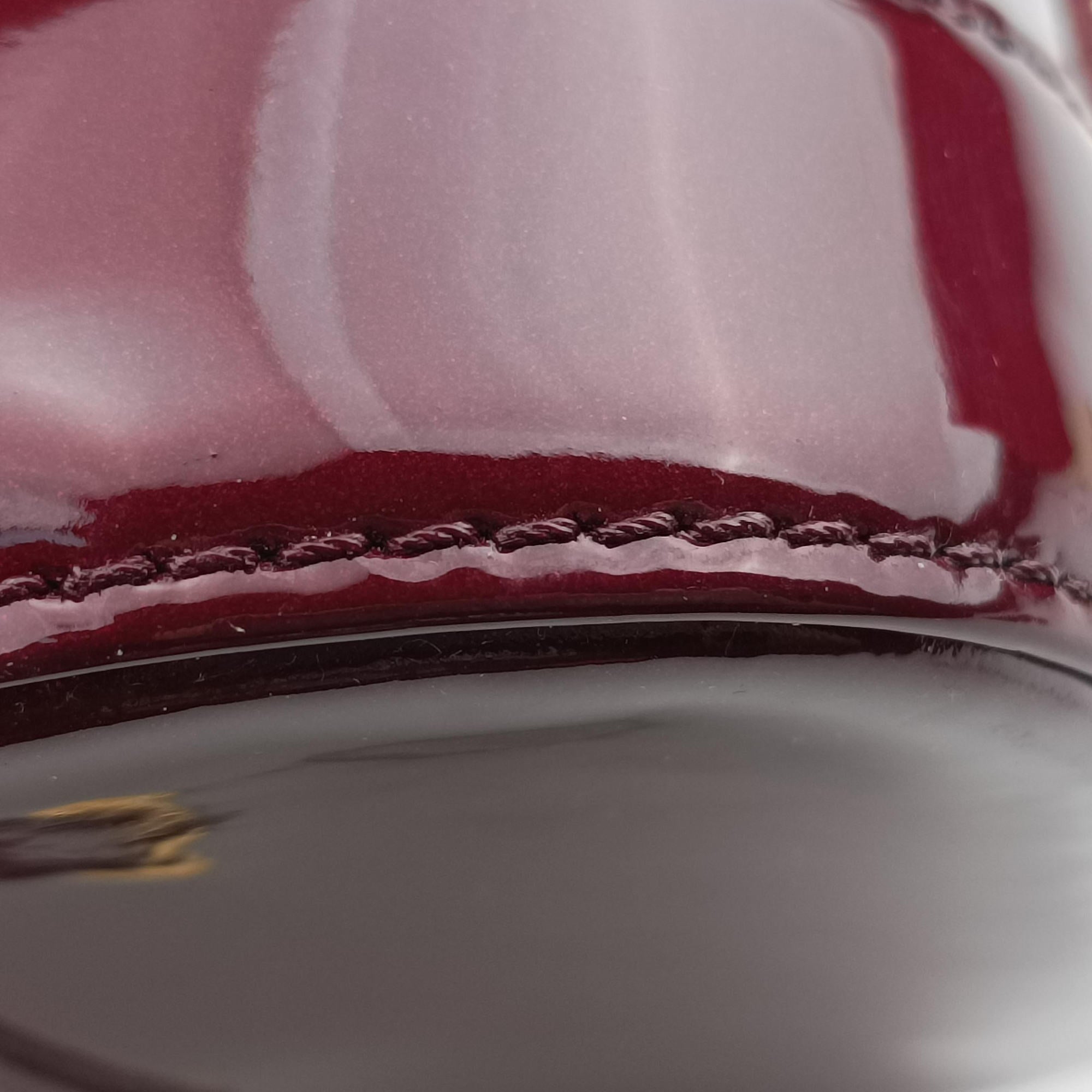Pre-owned Louis Vuitton Alma GM Rouge Fauvist Vernis M91687 handbag | stylenewstar