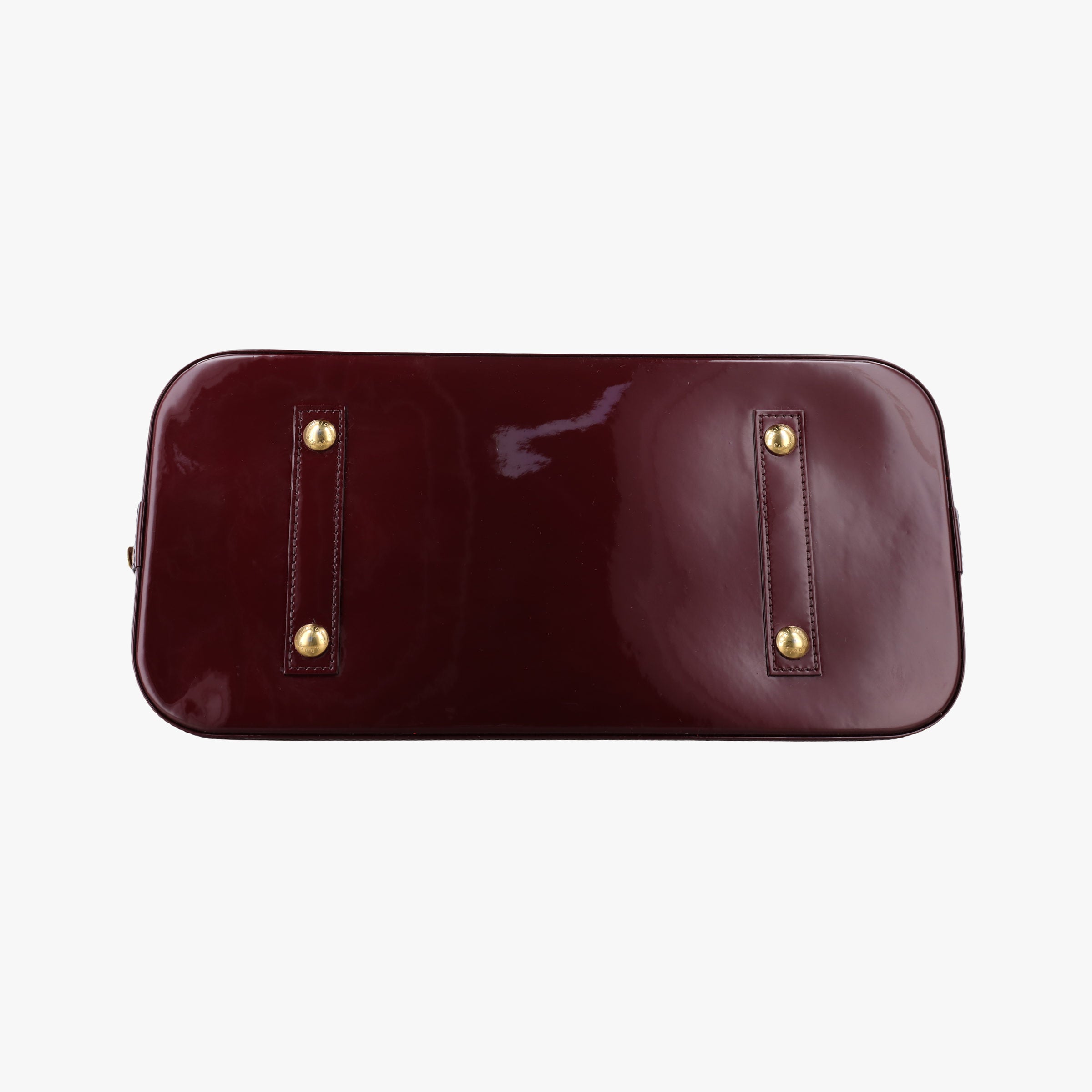 Pre-owned Louis Vuitton Alma GM Rouge Fauvist Vernis M91687 handbag | stylenewstar