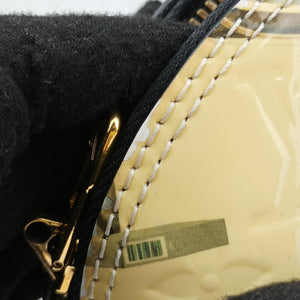 Secondhand Louis Vuitton Nicolas Squiere Sticker Alma BB Ivory×black×multi Vernis M50419 shoulderbag | stylenewstar