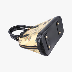 Secondhand Louis Vuitton Nicolas Squiere Sticker Alma BB Ivory×black×multi Vernis M50419 shoulderbag | stylenewstar