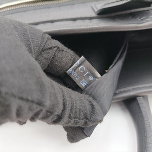 Pre-owned Gucci Guccissima Black Leather 246410 handbag | stylenewstar