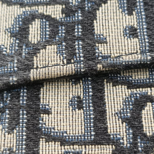 Pre-owned Christian Dior Saddle Navy Jacquard  handbag | stylenewstar