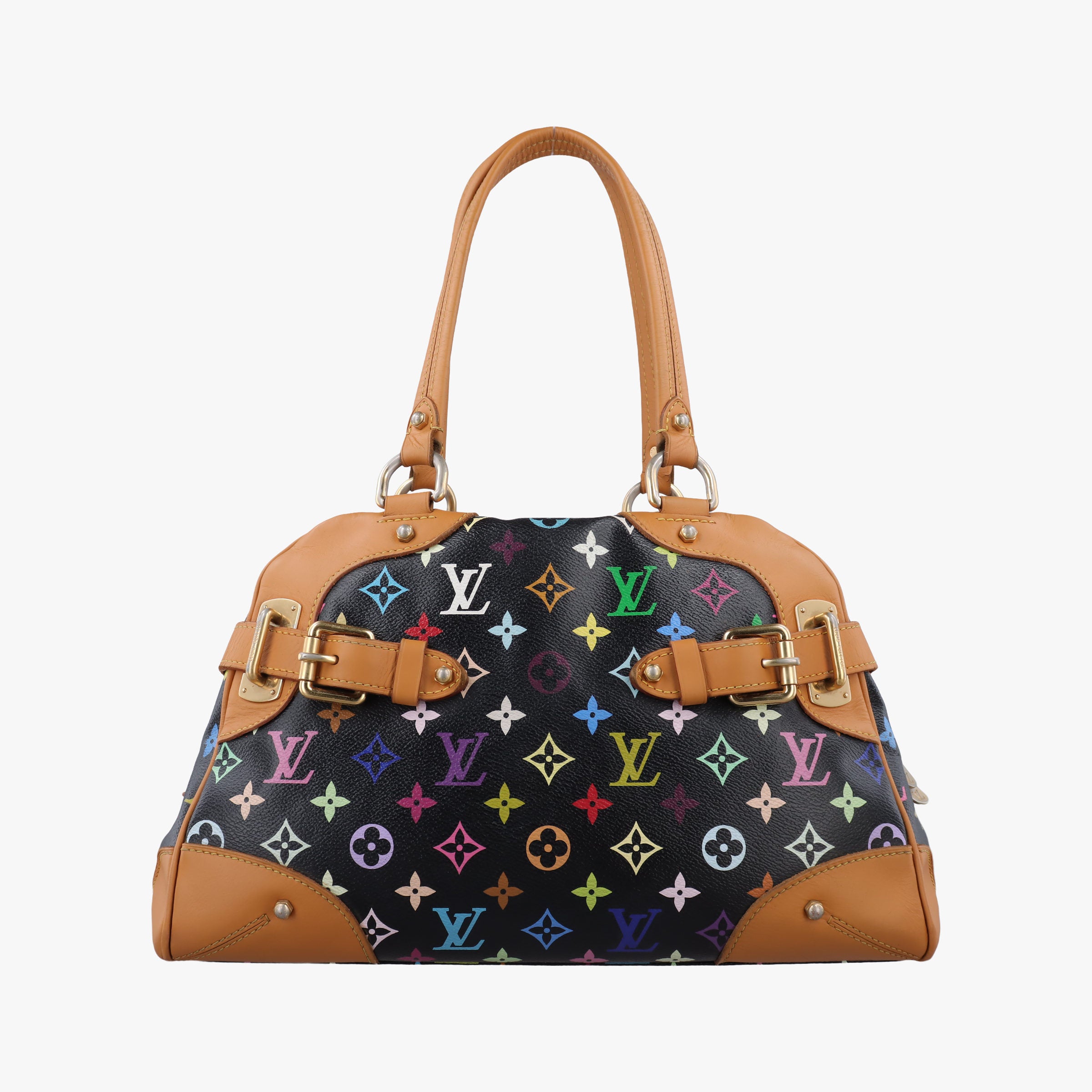 Pre-owned Louis Vuitton CLAUDIA Noir Monogram Multicolor M40194 shoulderbag | stylenewstar