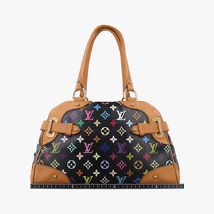 Pre-owned Louis Vuitton CLAUDIA Noir Monogram Multicolor M40194 shoulderbag | stylenewstar