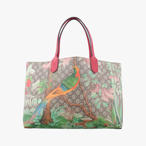 Pre-owned Gucci Gucci Tian GG Sprime Beige×Multicolour PVC coated canvas 412096 shoulderbag | stylenewstar