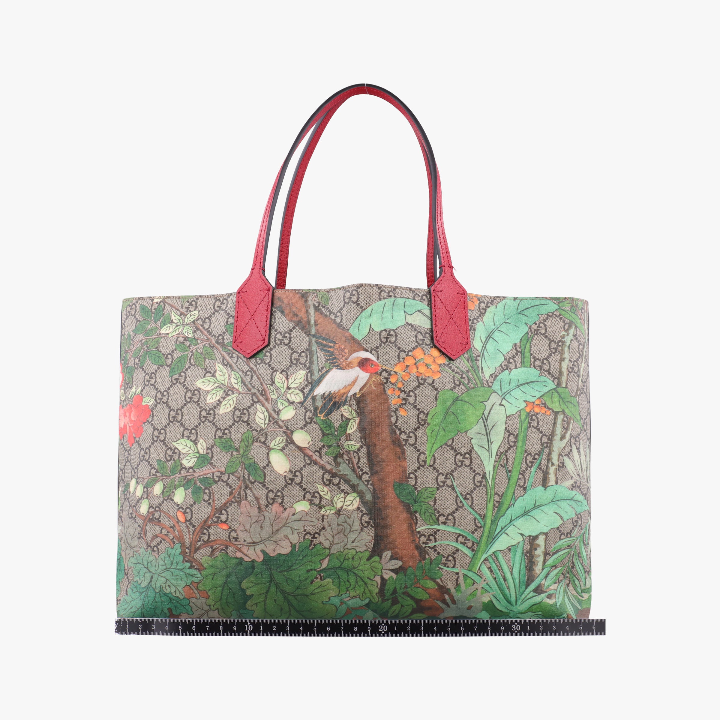 Pre-owned Gucci Gucci Tian GG Sprime Beige×Multicolour PVC coated canvas 412096 shoulderbag | stylenewstar