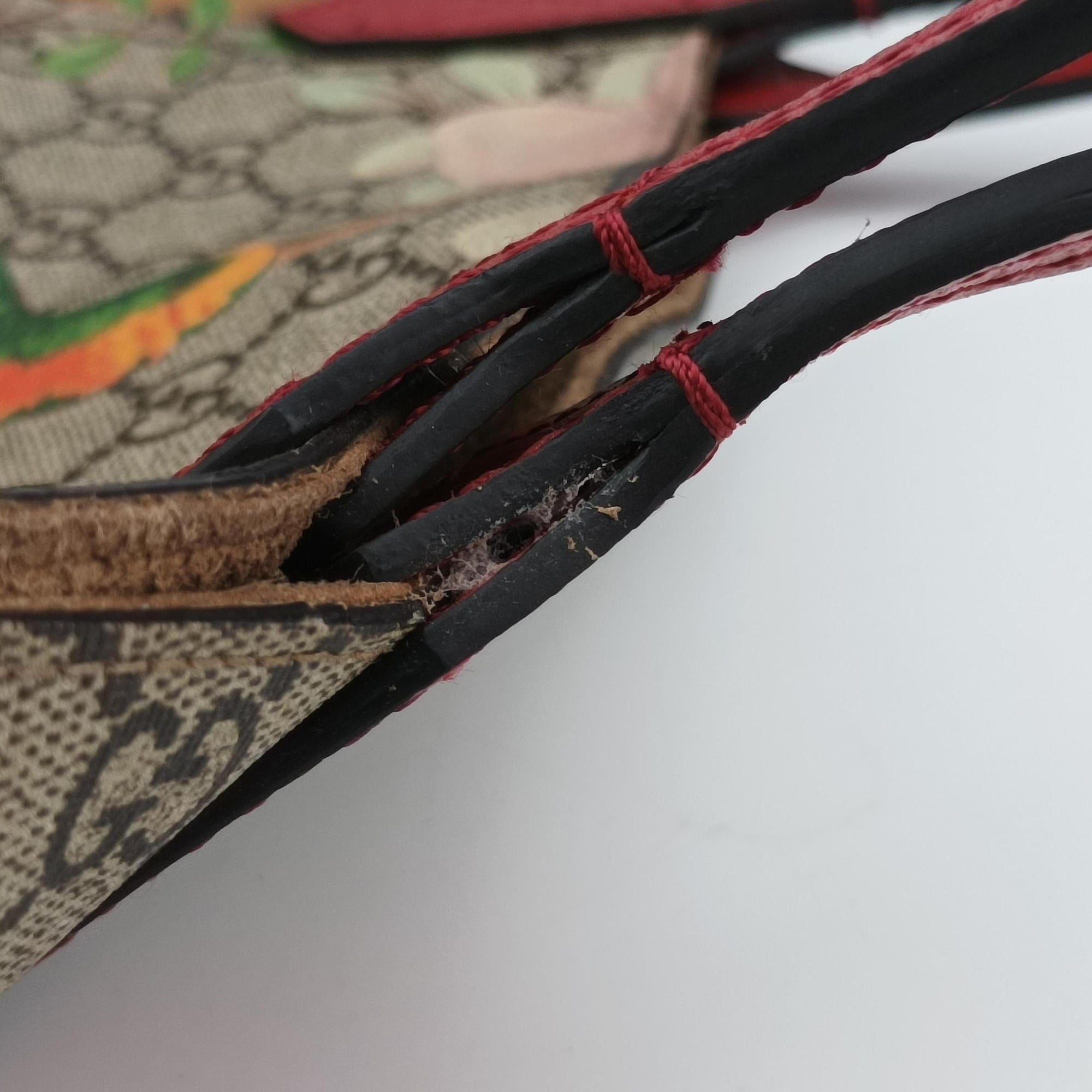 Pre-owned Gucci Gucci Tian GG Sprime Beige×Multicolour PVC coated canvas 412096 shoulderbag | stylenewstar