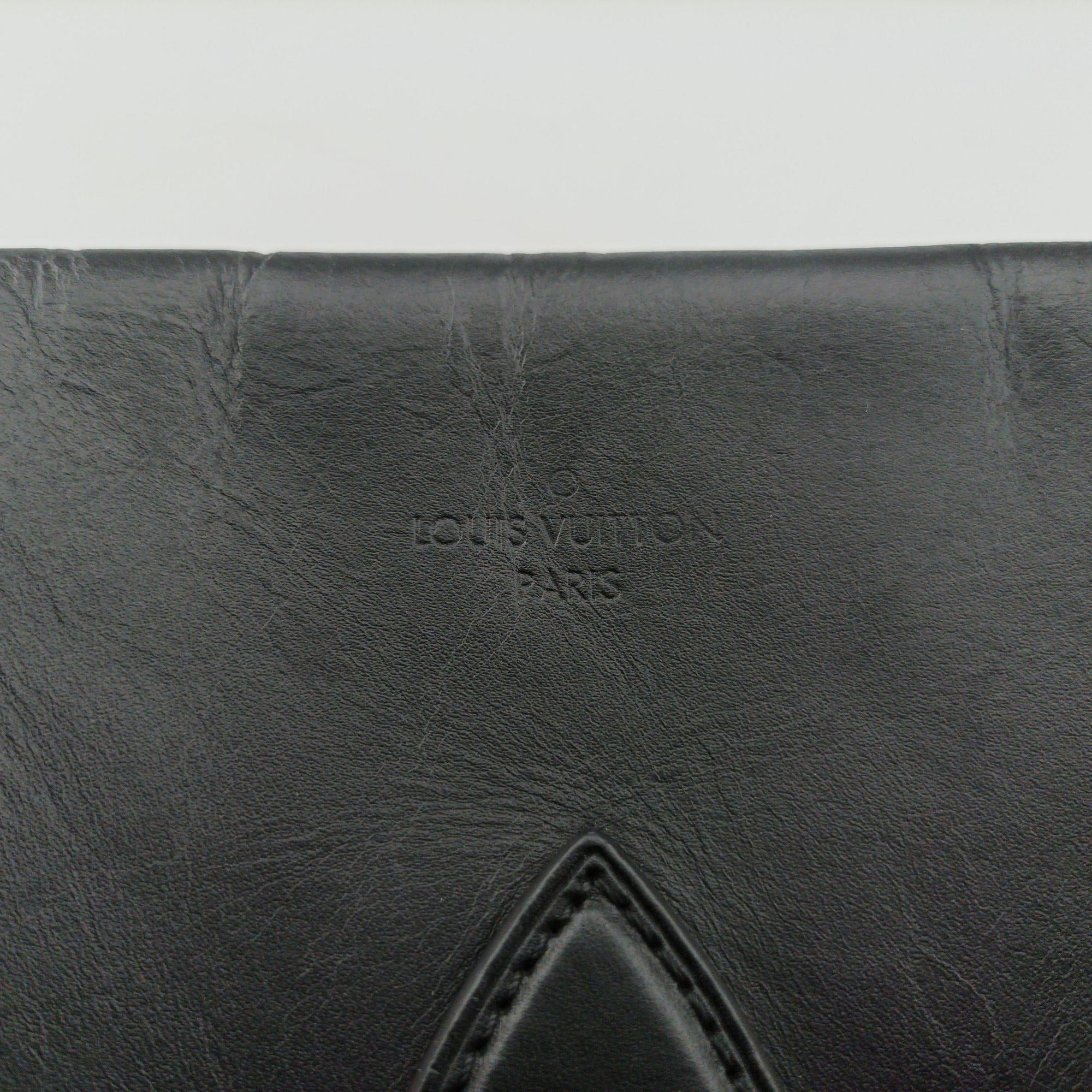 Secondhand Louis Vuitton PALK Brown×black Monogram MACASSAR×calf leather M40637 backpack/rucksack | stylenewstar