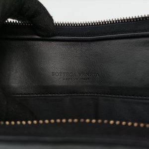 Pre-owned Bottega Veneta Intrecciato Black lambskin  handbag | stylenewstar
