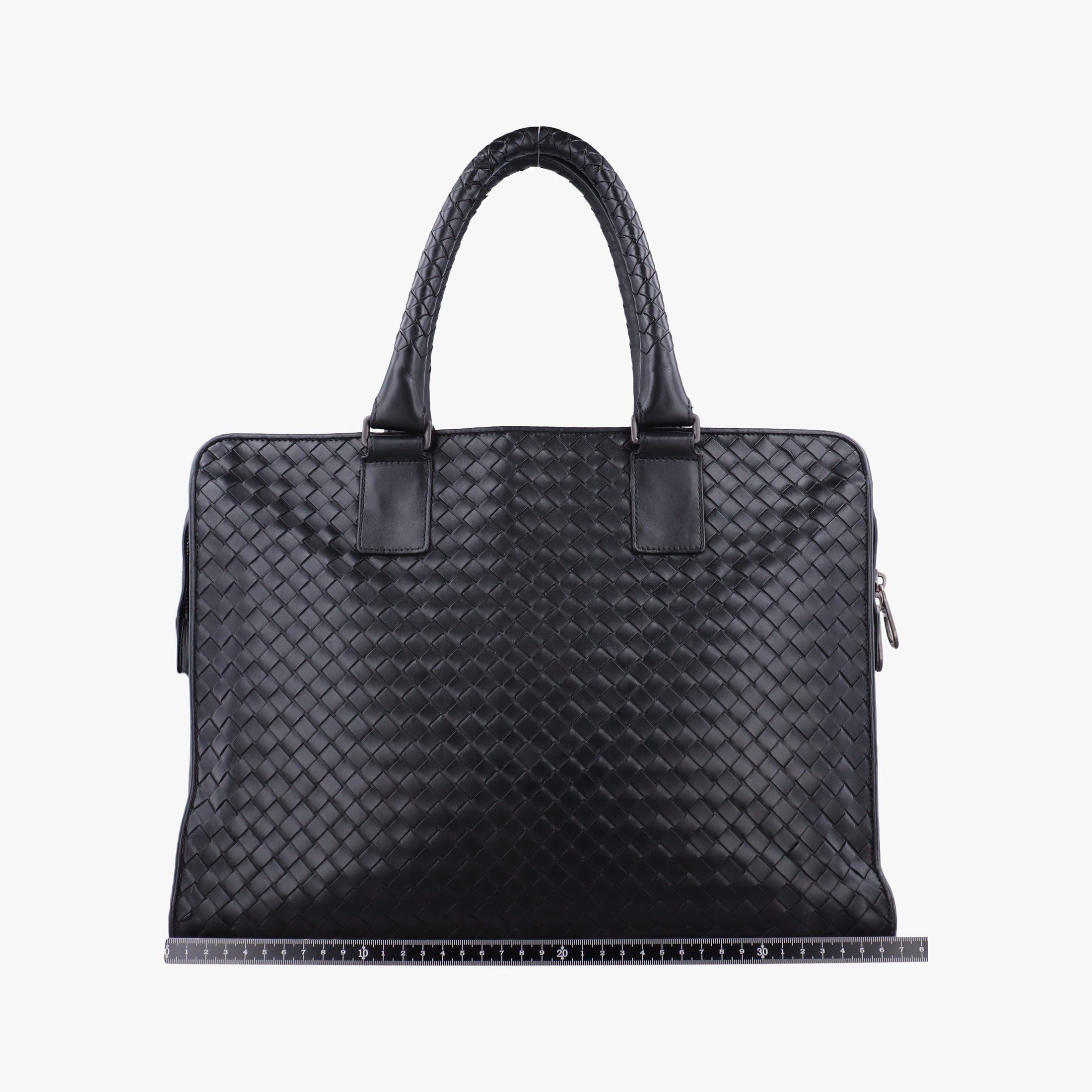 Pre-owned Bottega Veneta Intrecciato Black lambskin  handbag | stylenewstar