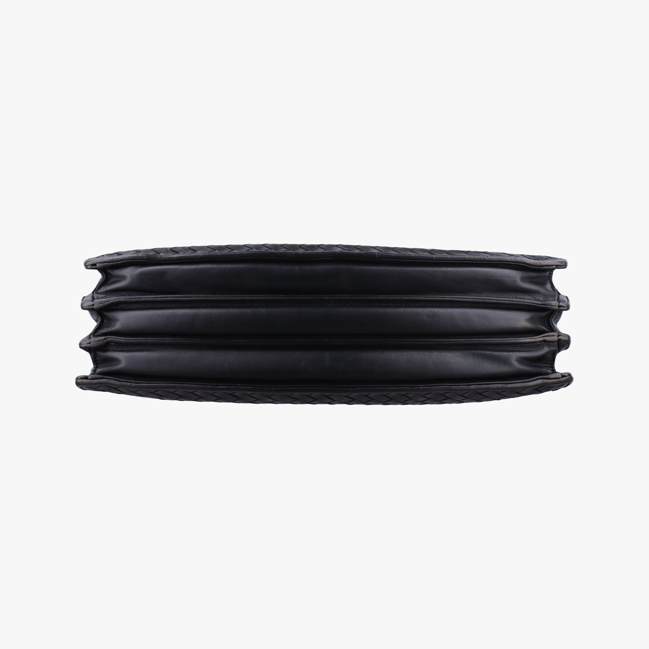 Pre-owned Bottega Veneta Intrecciato Black lambskin  handbag | stylenewstar