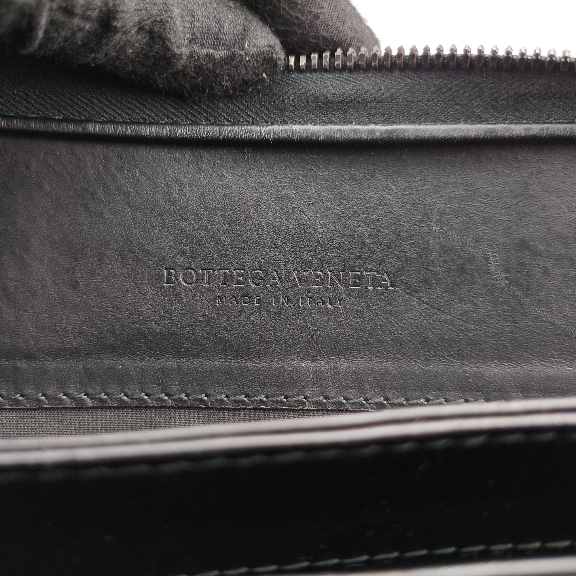 Pre-owned Bottega Veneta Intrecciato Black lambskin  handbag | stylenewstar