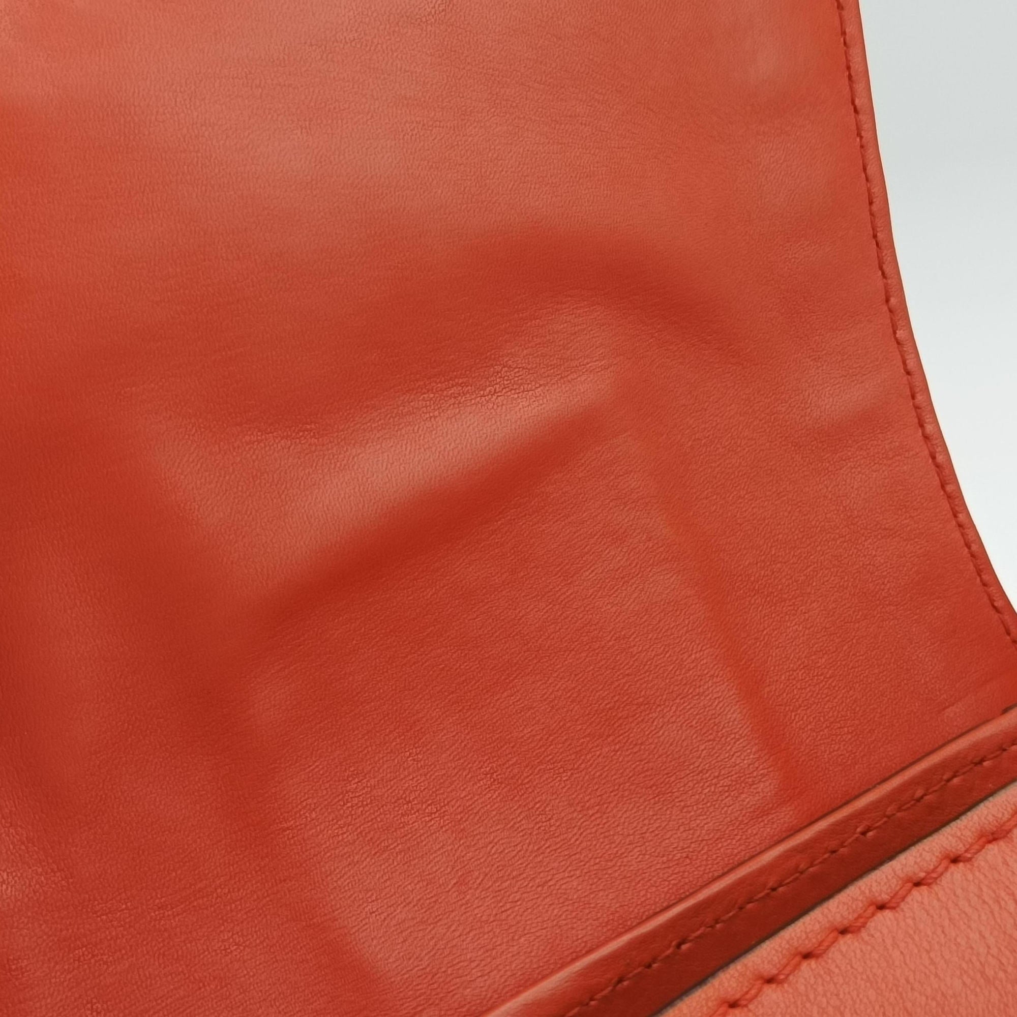 Pre-owned Gucci Snaffle Bit Orange Leather 263956 shoulderbag | stylenewstar