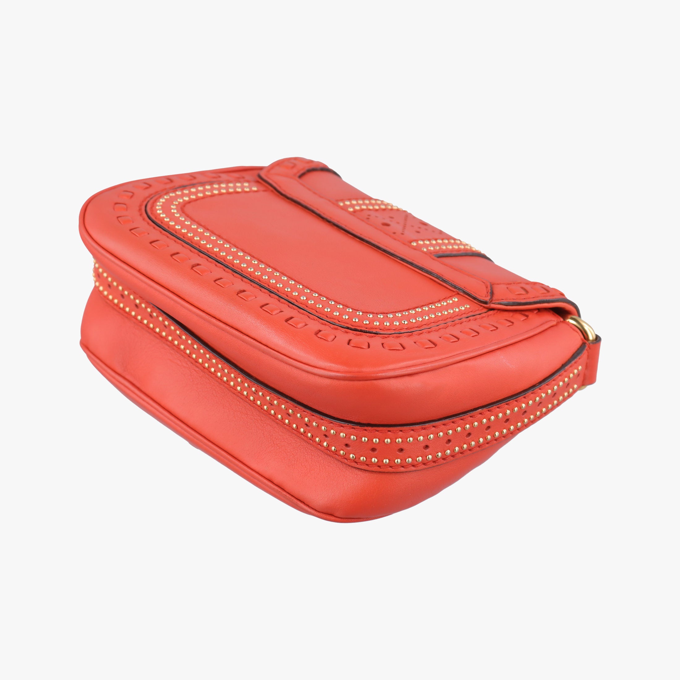 Pre-owned Gucci Snaffle Bit Orange Leather 263956 shoulderbag | stylenewstar