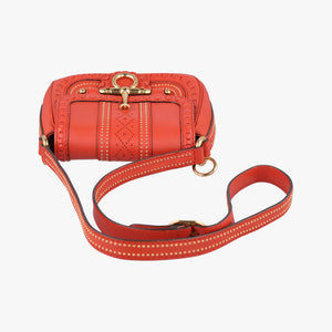 Pre-owned Gucci Snaffle Bit Orange Leather 263956 shoulderbag | stylenewstar