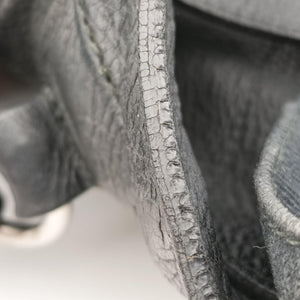 Pre-owned Yves Saint Laurent Muse Two Black Leather 229680 handbag | stylenewstar
