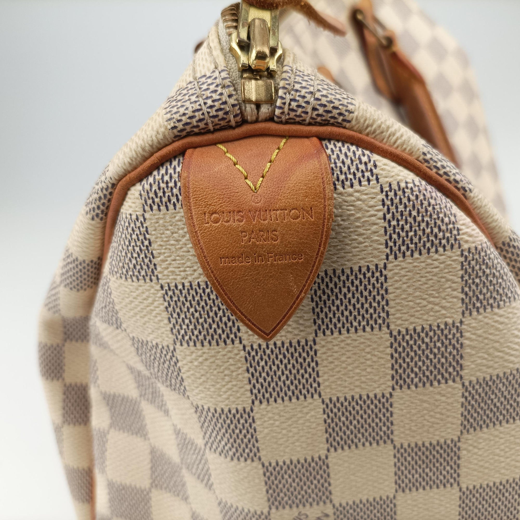 Pre-owned Louis Vuitton Speedy 30 AZUR Damier Canvas N41533 handbag | stylenewstar