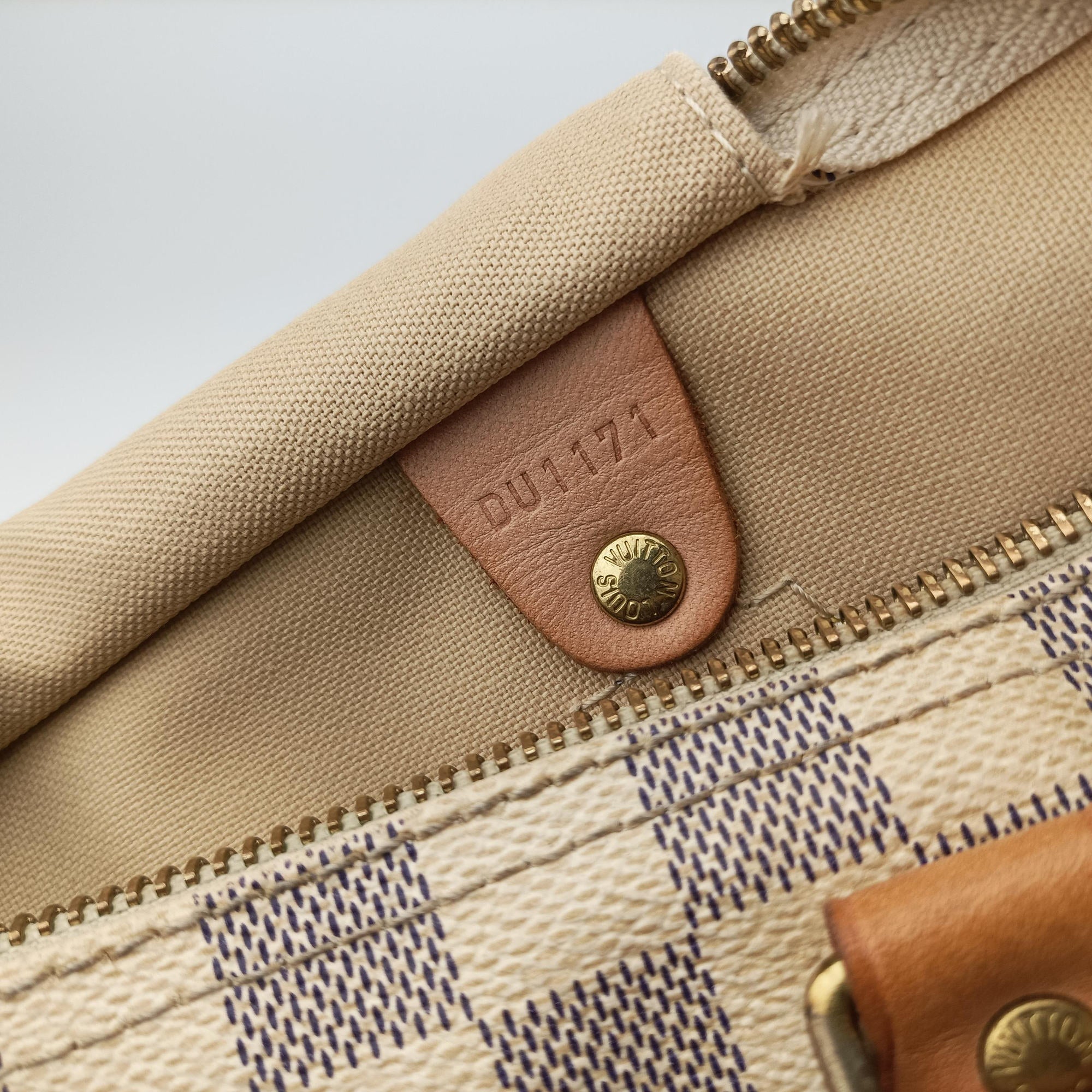 Pre-owned Louis Vuitton Speedy 30 AZUR Damier Canvas N41533 handbag | stylenewstar