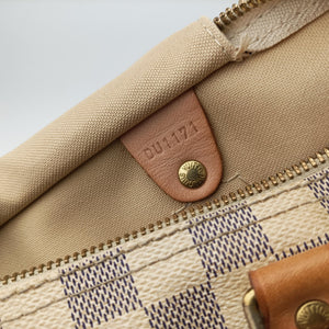 Pre-owned Louis Vuitton Speedy 30 AZUR Damier Canvas N41533 handbag | stylenewstar