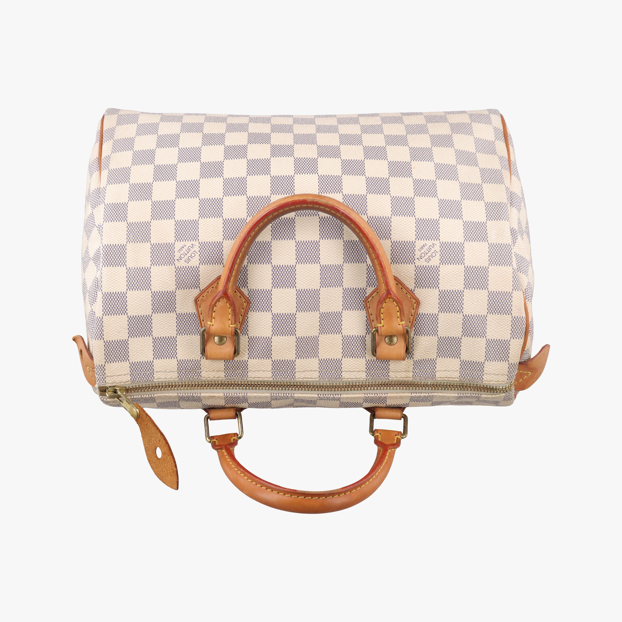 Pre-owned Louis Vuitton Speedy 30 AZUR Damier Canvas N41533 handbag | stylenewstar
