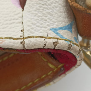 Vintage Louis Vuitton LODGE GM white Monogram Multicolor M40051 shoulderbag | stylenewstar