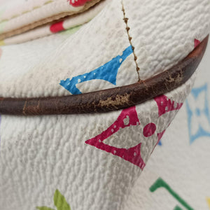 Vintage Louis Vuitton LODGE GM white Monogram Multicolor M40051 shoulderbag | stylenewstar