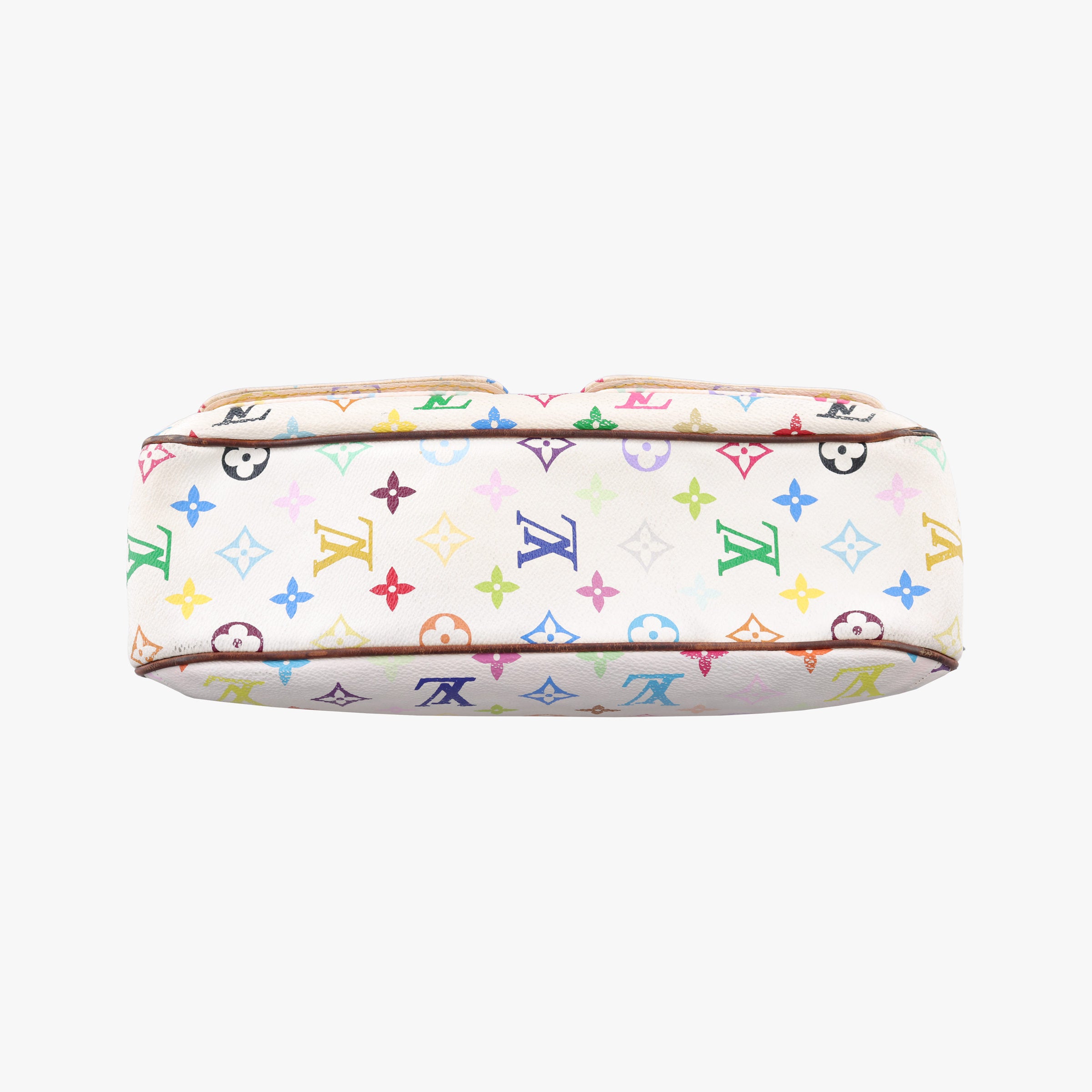Vintage Louis Vuitton LODGE GM white Monogram Multicolor M40051 shoulderbag | stylenewstar
