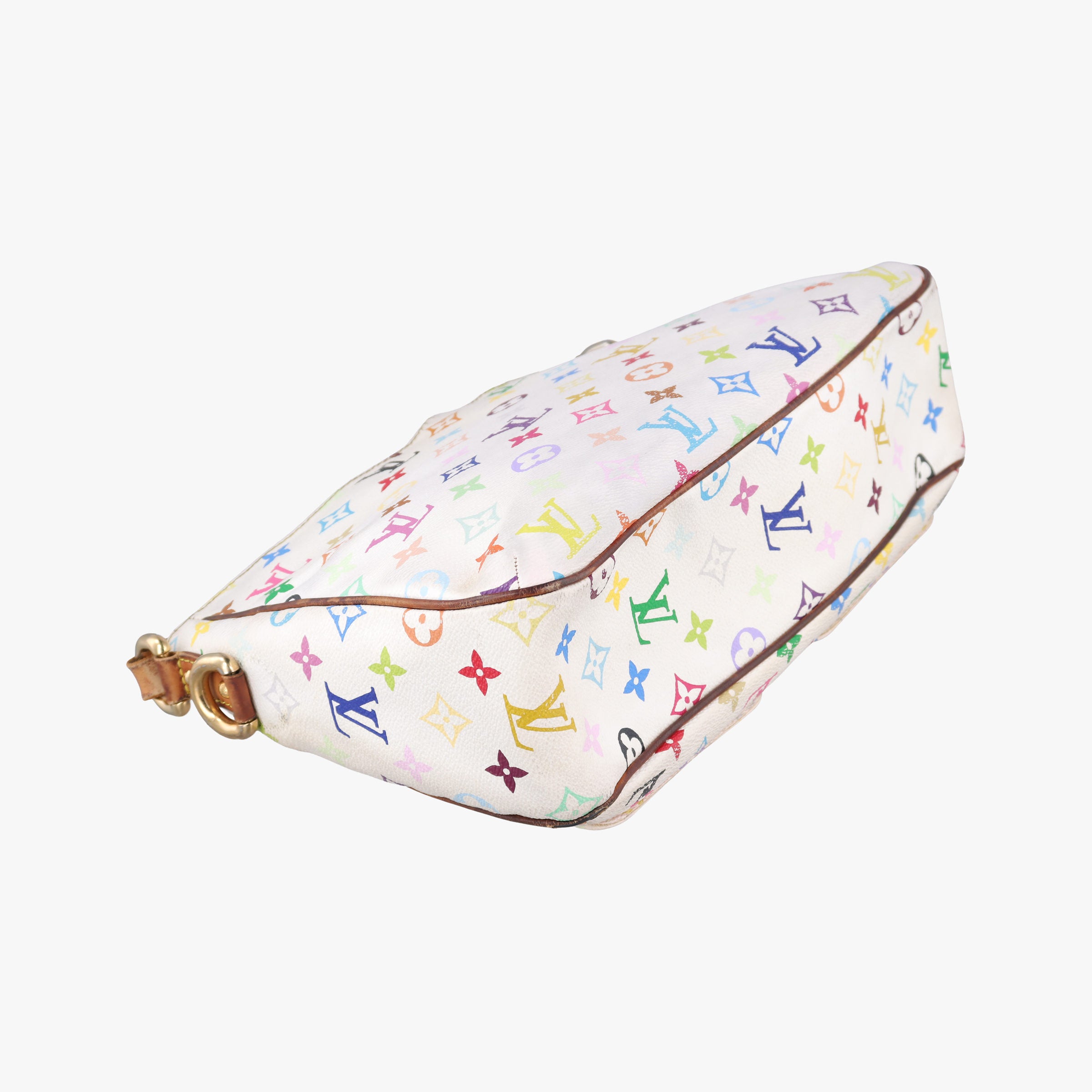 Vintage Louis Vuitton LODGE GM white Monogram Multicolor M40051 shoulderbag | stylenewstar