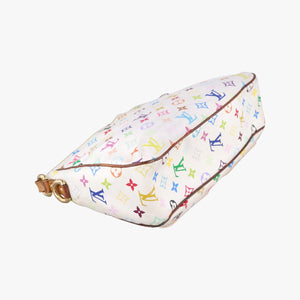 Vintage Louis Vuitton LODGE GM white Monogram Multicolor M40051 shoulderbag | stylenewstar