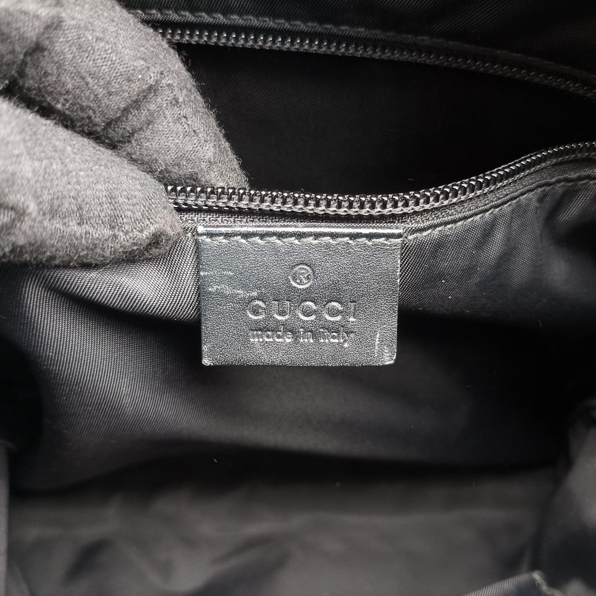Vintage Gucci GG Supreme Black PVC coated canvas 322279 shoulderbag | stylenewstar