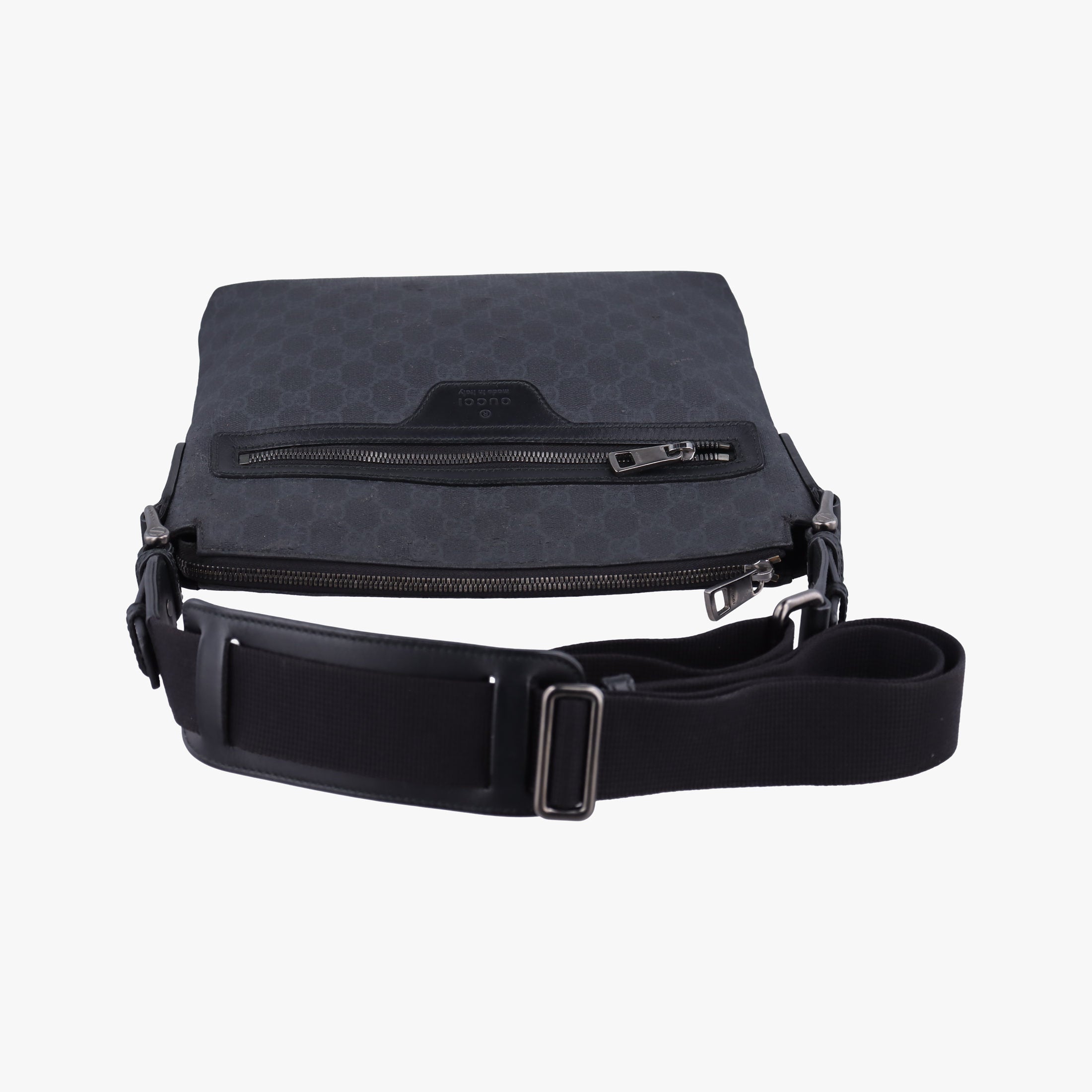Vintage Gucci GG Supreme Black PVC coated canvas 322279 shoulderbag | stylenewstar